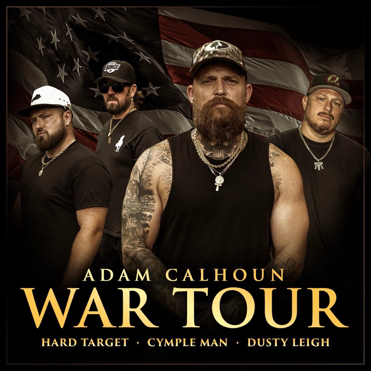 Adam Calhoun War Tour Poster
